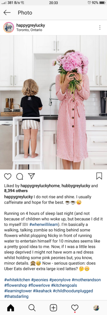 Instagram caption that connects