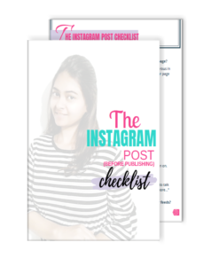 Instagram Post Checklist