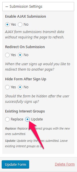 How to tackle already subscribed person in Mailchimp single list structure