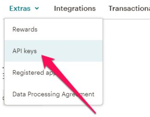 Getting Mailchimp API Key