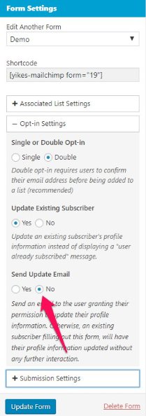 How to tackle already subscribed person in Mailchimp single list structure