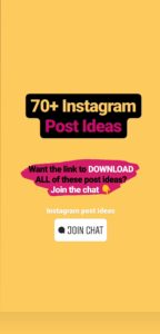 Instagram Story Link Hack: Chats