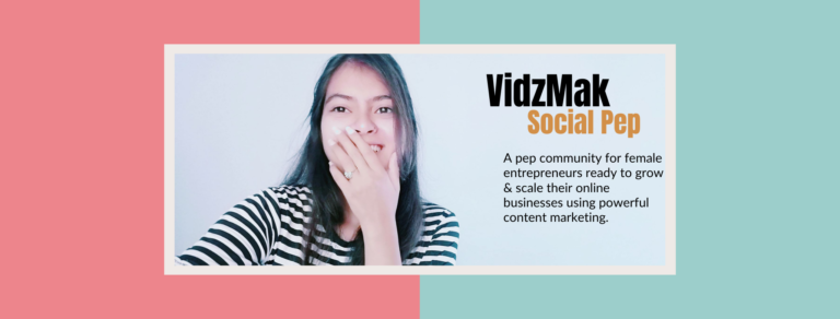 VidzMak Social Pep FB Group Cover