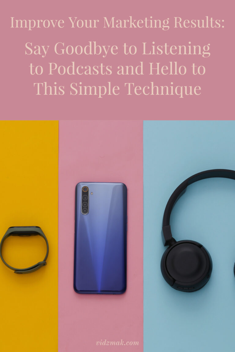 STOP listening to podcasts while doing mindless tasks. Do this instead (to increase your marketing results)