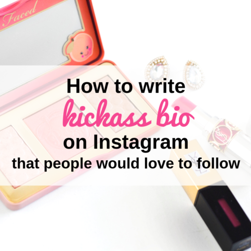 How to write Instagram bio